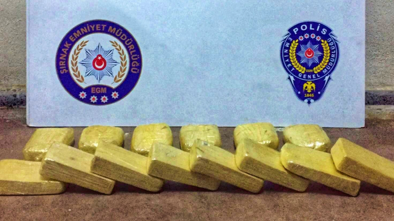 Durdurulan araçtan 7 kilonun üzerinde eroin çıktı!