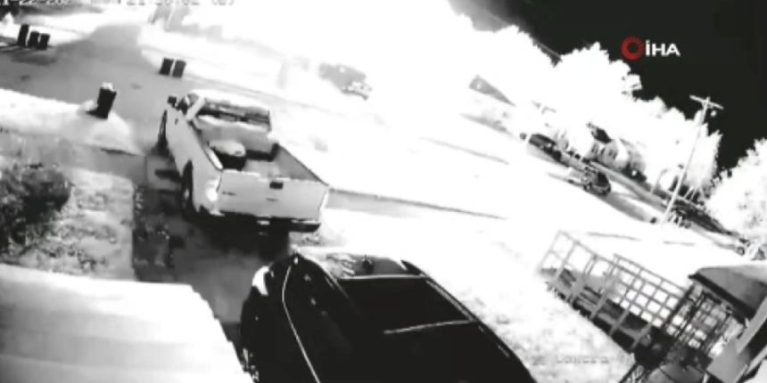 Ev bir anda patladı! Patlama anı ve korku dolu anlar kamerada
