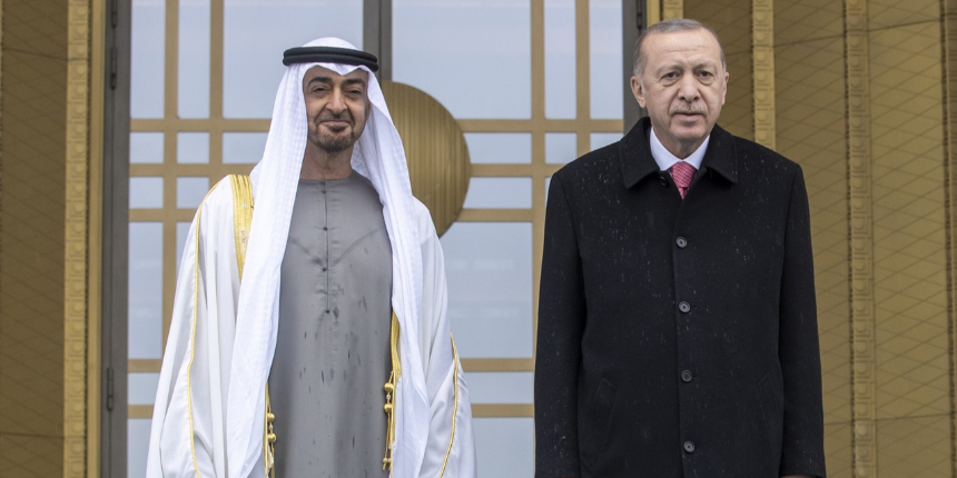 BAE Veliaht Prensi Zayid Türkiye'de! Erdoğan resmi törenle karşıladı
