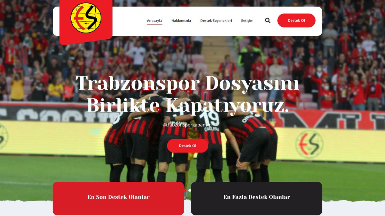 Eskişehirspor Trabzonspor'a olan borcu için para topluyor... Hedef; 6 milyon lira...