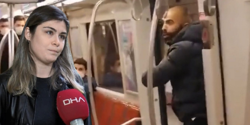 Metroda dehşeti yaşayan kadın: Tekvandocuyum, kendime güvendim ama o sırada çok korktuk