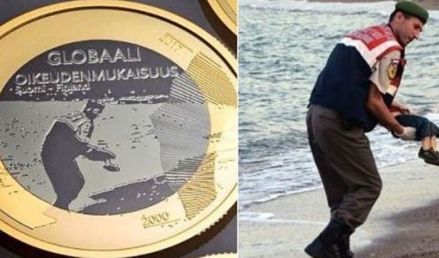 Finlandiya paraların üzerine o simge fotoğrafı bastı!