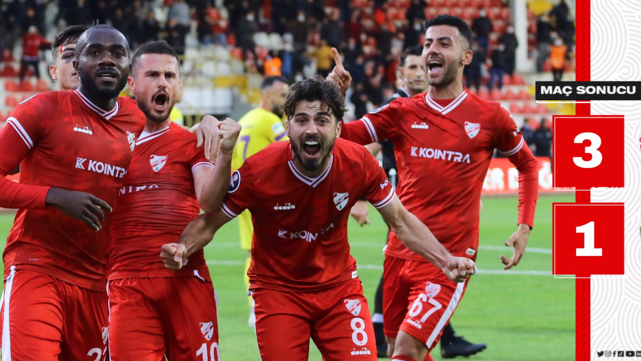 Spor Toto 1. Lig: Boluspor: 3 - Eyüpspor: 1