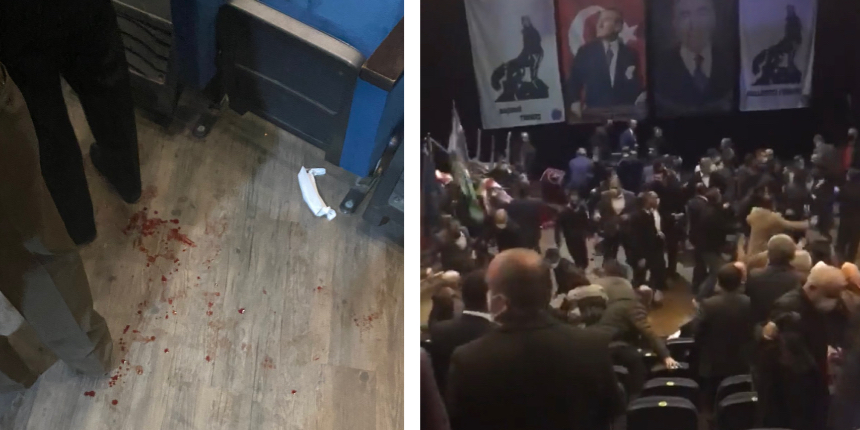 Ankara'daki Alparslan Türkeş anmasında arbede!