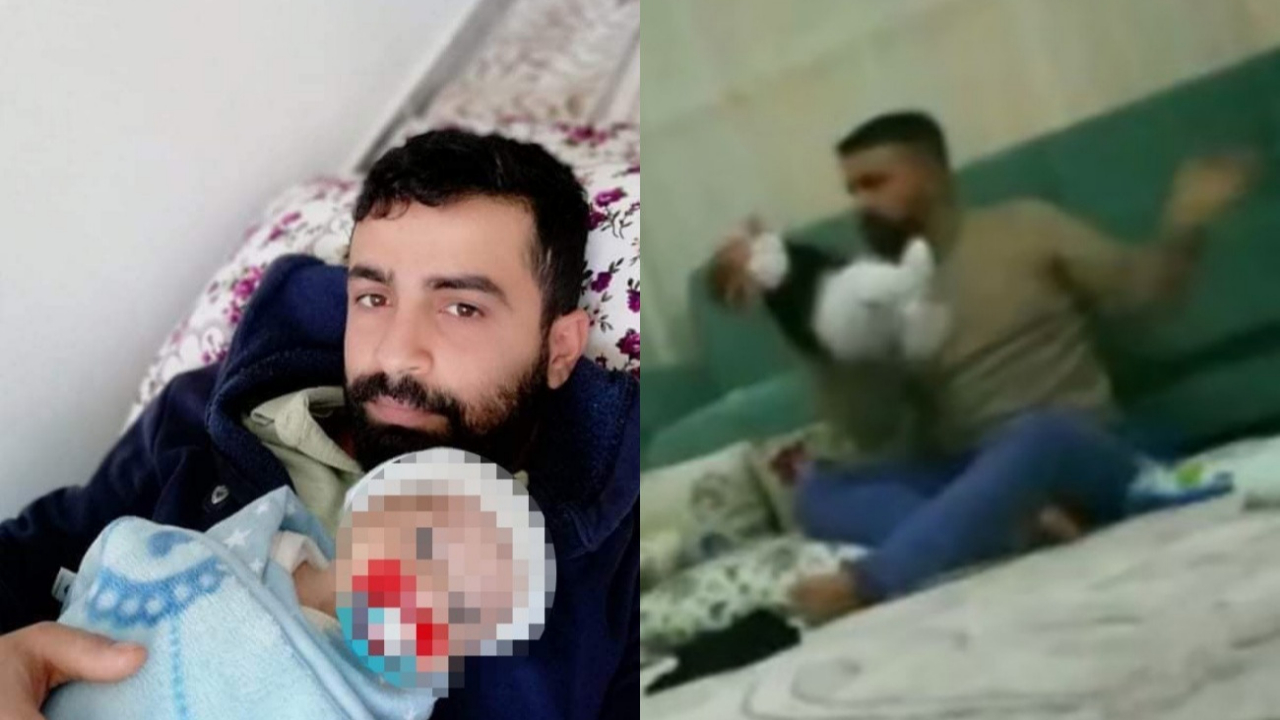 Gaziantep'te 2 aylık bebeğini döven cani babaya ünlü isimlerden tepki