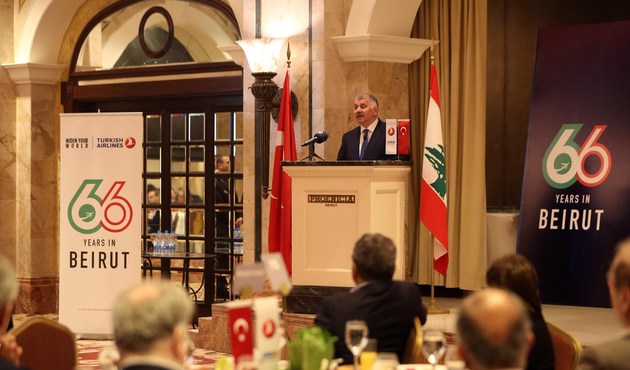 Türk Hava Yolları, Lübnan'a uçuşlarının 66'ncı yılını kutladı