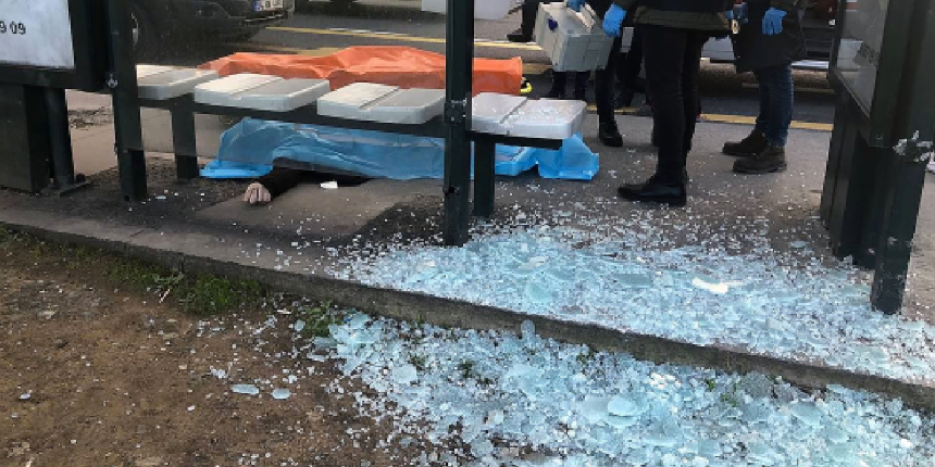 Durakta intihar! Tartıştığı eski sevgilisi otobüse binince kalbine sıktı