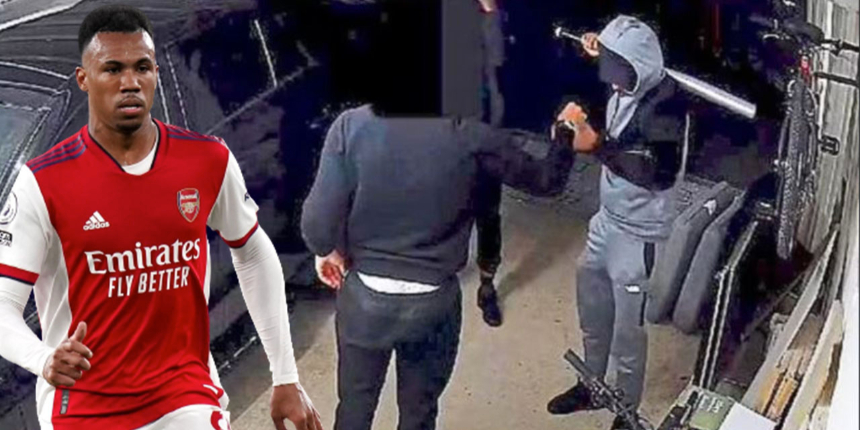 Arsenal'in yıldız savunmacısı hırsızların hedefi oldu! Korku dolu anlar saniye saniye kamerada