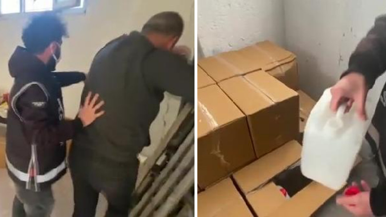 Yılbaşında binlerce kişiyi zehirleyeceklerdi: İstanbul'da tonlarca sahte içki ele geçirildi...