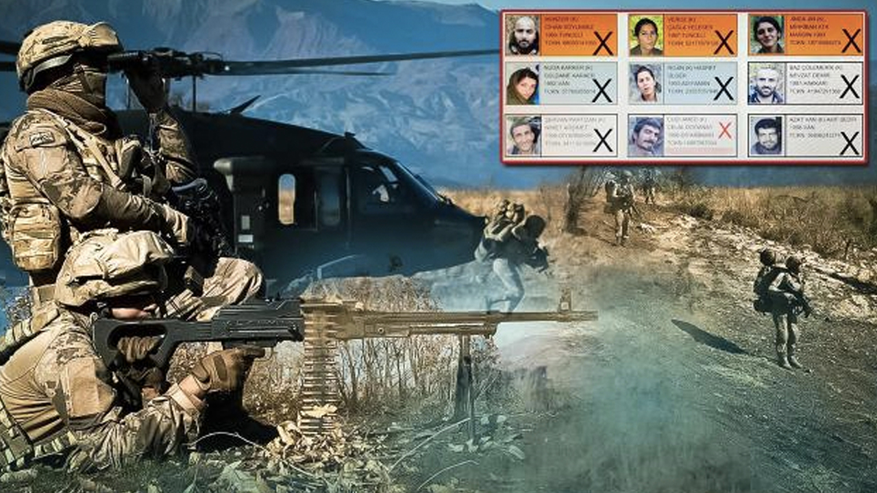 Eren operasyonları PKK'ya büyük darbe vurdu: Turuncu ve gri kategorideki teröristler öldürüldü