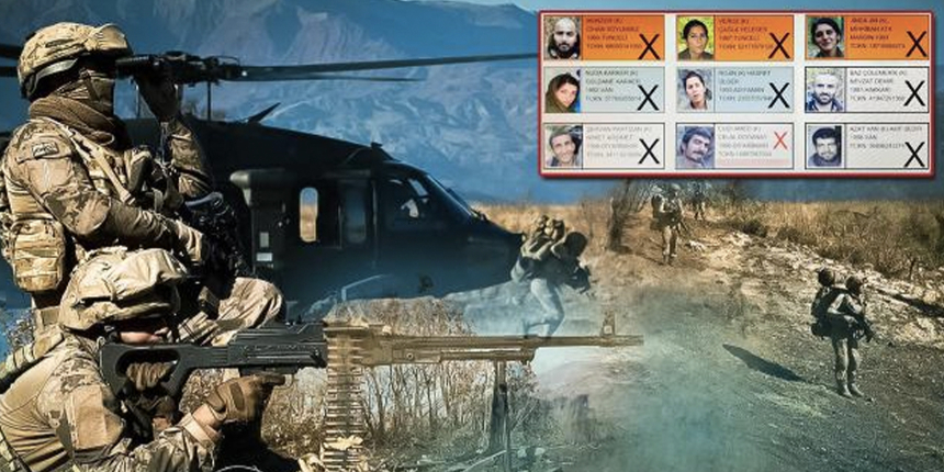 Eren operasyonları PKK'ya büyük darbe vurdu: Turuncu ve gri kategorideki teröristler öldürüldü