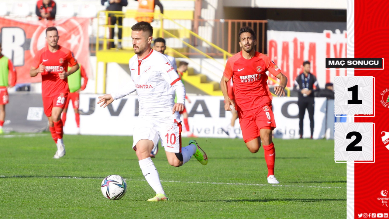 Spor Toto 1. Lig: Ümraniyespor: 1 - Boluspor: 2