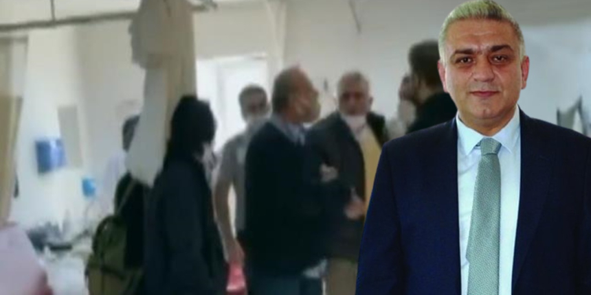Hastanede tehditler savuran İYİ Partili ilçe başkanı, suçu hemşireye attı!