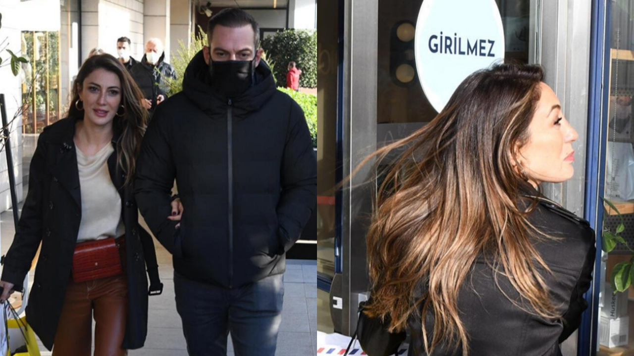 Merve Oflaz'ın zor anları! Otomatik kapıya sıkıştı