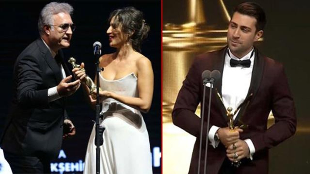 Tamer Karadağlı'dan Çağlar Ertuğrul'un ödül törenindeki hareketine esprili cevap!