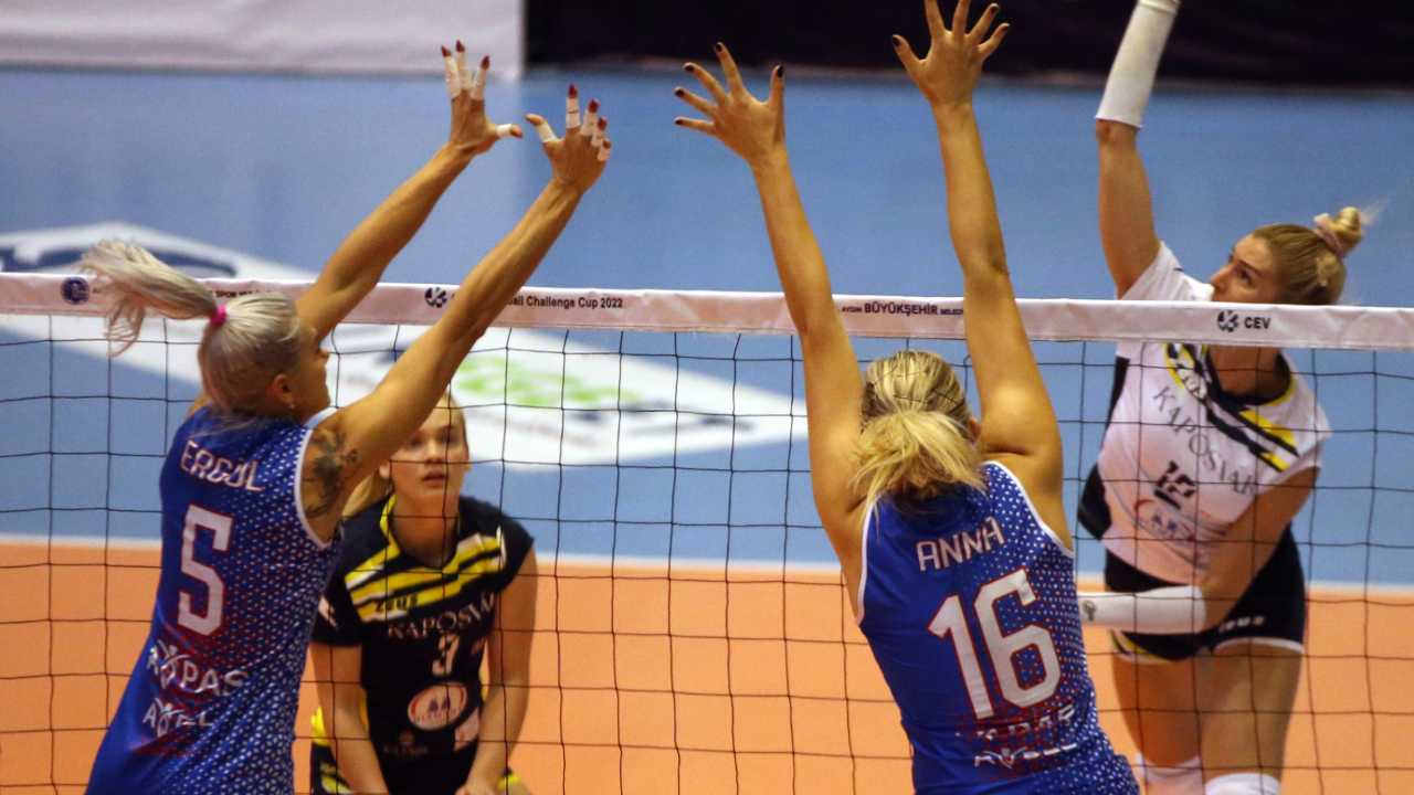 CEV Challenge Kupası: Aydın Büyükşehir Belediyespor: 3 - MCM-Diamant: 0