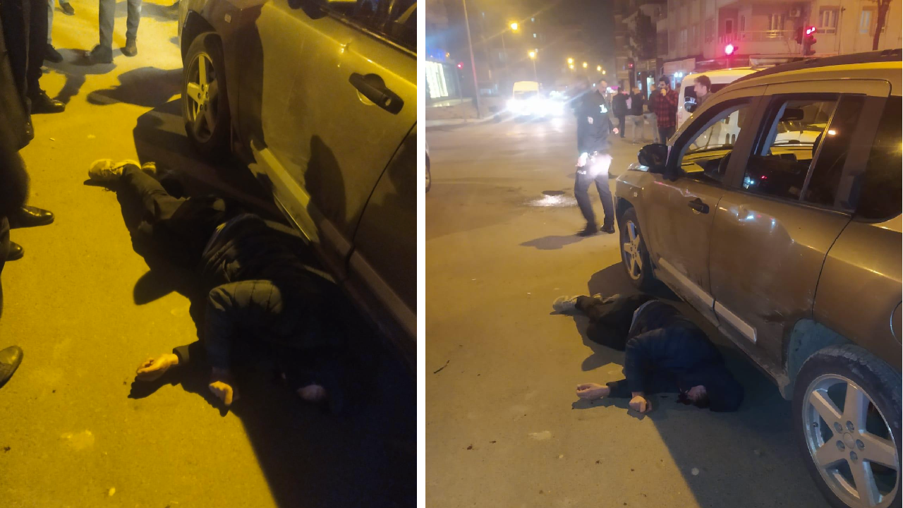 İki kız çocuğunu kaçırmak istedi! Linçten polis kurtardı