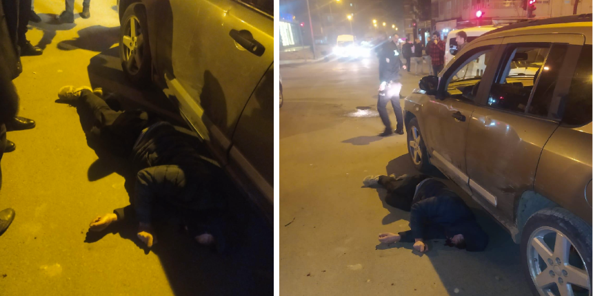 İki kız çocuğunu kaçırmak istedi! Linçten polis kurtardı