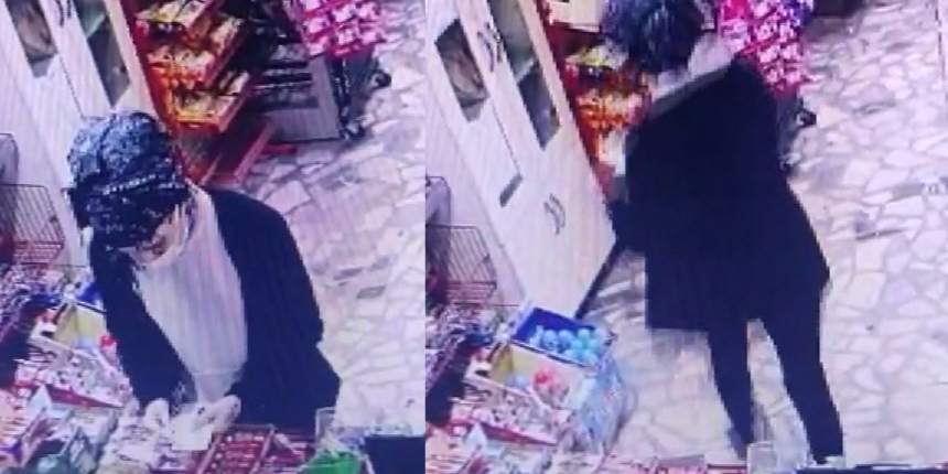 Saniye saniye kameraya yansıdı... Dolandırıcı, kasiyeri bir anda şaşırtıp hızla uzaklaştı