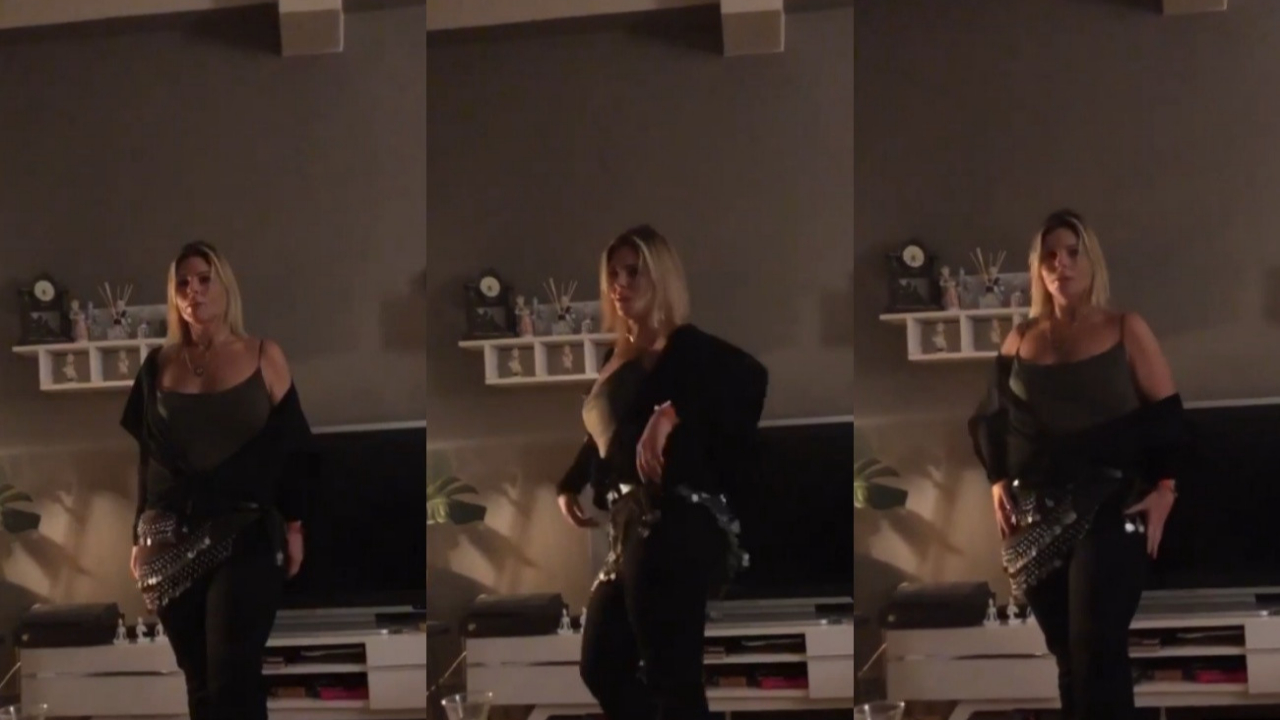 Fazla kilolarından kurtulan Pelin Öztekin'den oryantal şov... Kurtlarını böyle döktü