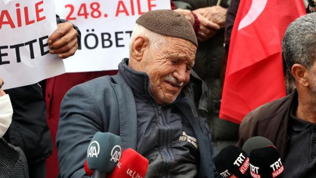 80 yaşındaki baba, 12 yaşında kaçırılan kızı için evlat nöbetinde!