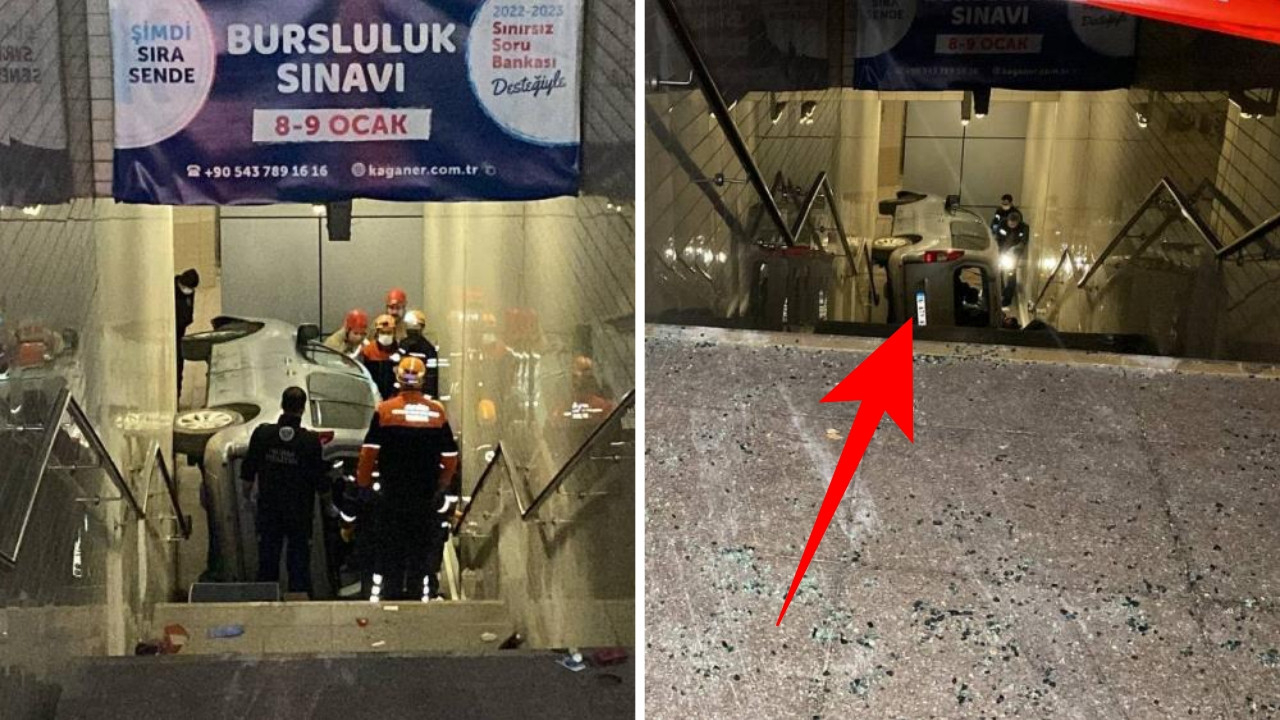 Doğum gününde feci son! Kaldırımdaki ağaca çarpıp alt geçide uçtu...
