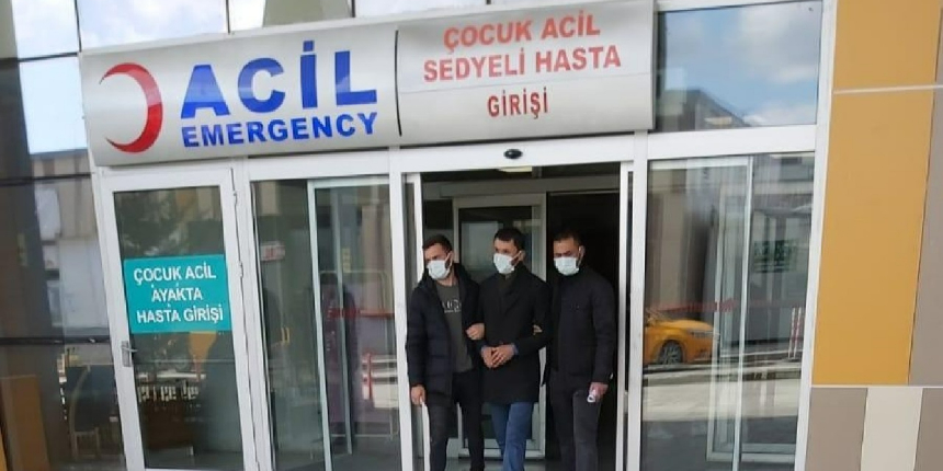 10 yıl hapis cezasıyla aranan şahıs, hastane randevusuna giderken yakalandı