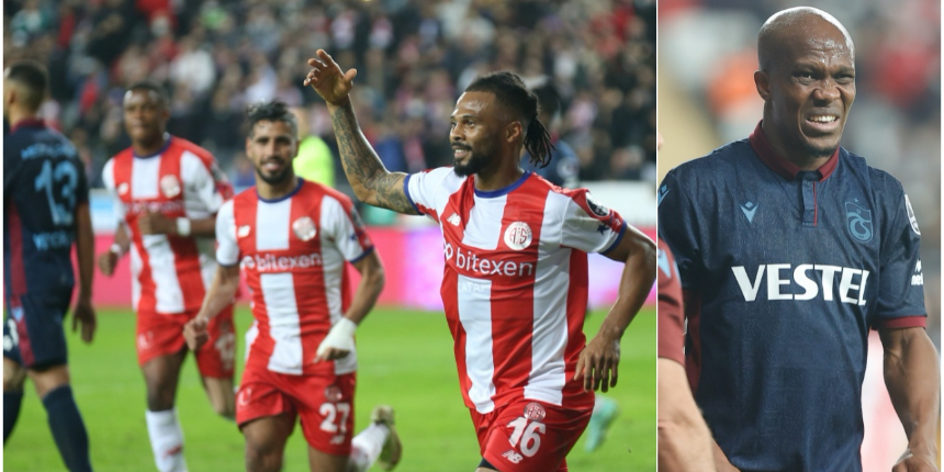 Lider Trabzonspor, Süper Lig'deki ilk yenilgisini öne geçtiği maçta Antalyaspor'dan aldı