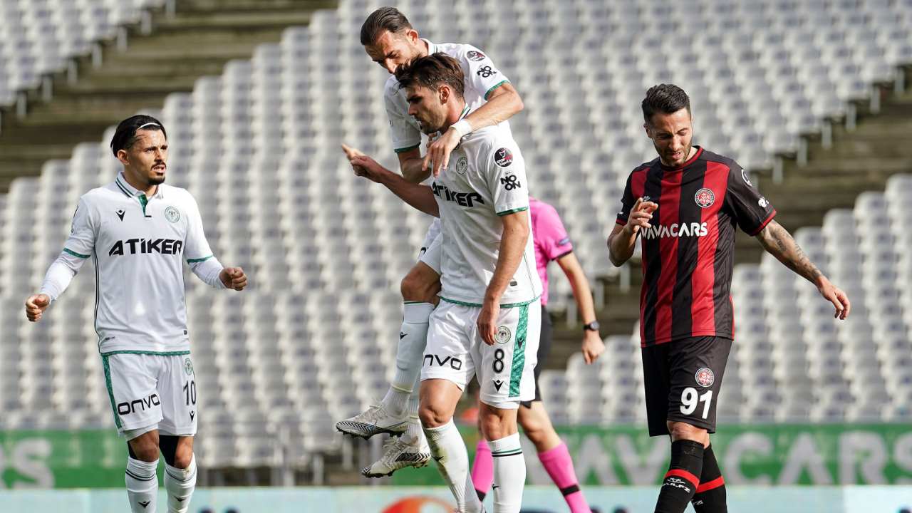 Karagümrük'ü bu hafta da Konyaspor yaktı! İlhan Palut'un takımı yeniden ikinci sırada...