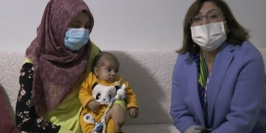 Baba şiddetine maruz kalan Cihan bebek ilk kez görüntülendi