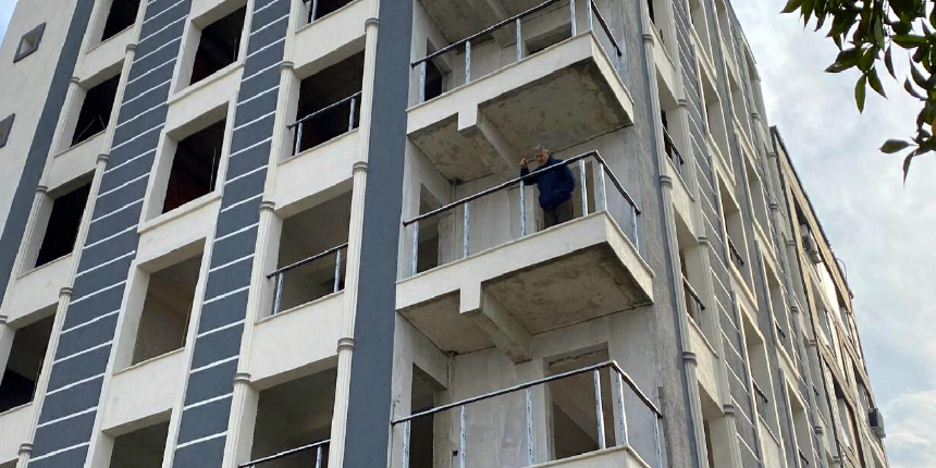 İnşaatta intihar girişimi! 4 aydır maaşını alamayınca ölmek istedi
