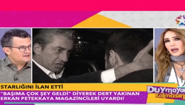 Erkan Petekkaya "Bir starla nasıl konuşulur öğreneceksiniz!" diyerek muhabirleri fırçaladı!