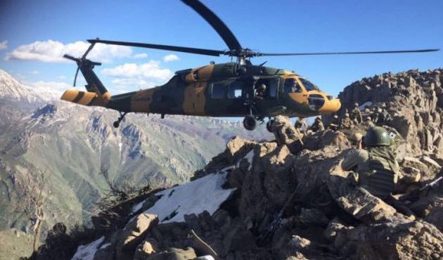 Kato'ya düzenlenen hava harekatında 7 PKK'lı öldü!