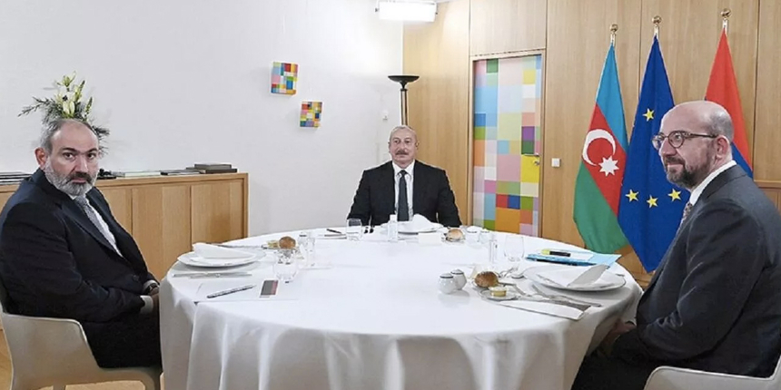 Azerbaycan Cumhurbaşkanı Aliyev, Charles Michel ve Paşinyan ile üçlü görüşme gerçekleştirdi
