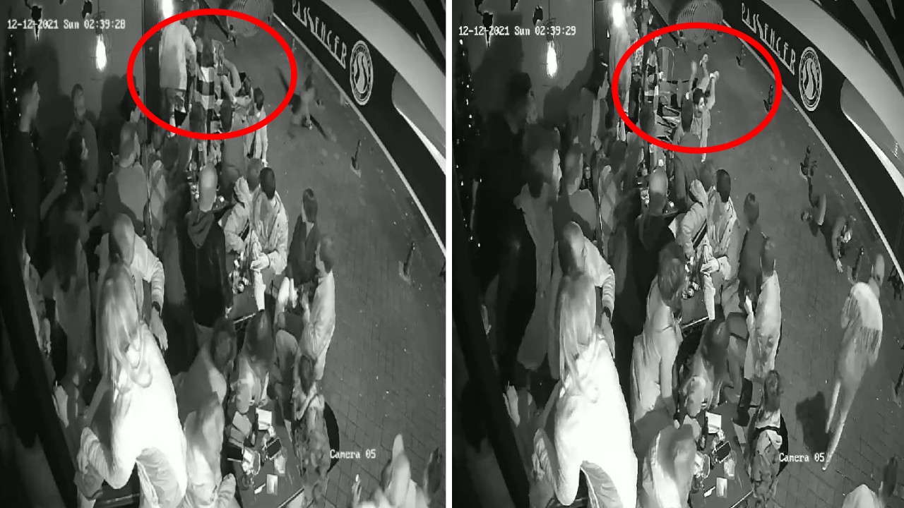 Kadıköy'de görülmemiş olay! 'Ben Superman'im' diyerek müşterilerin üzerine atladı!