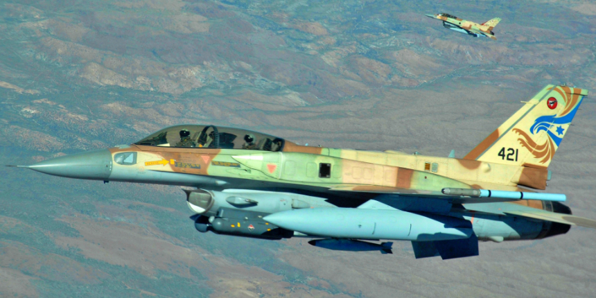 Dört adet İsrail F-16'sı Suriye'nin başkenti Şam'da saldırı düzenledi!