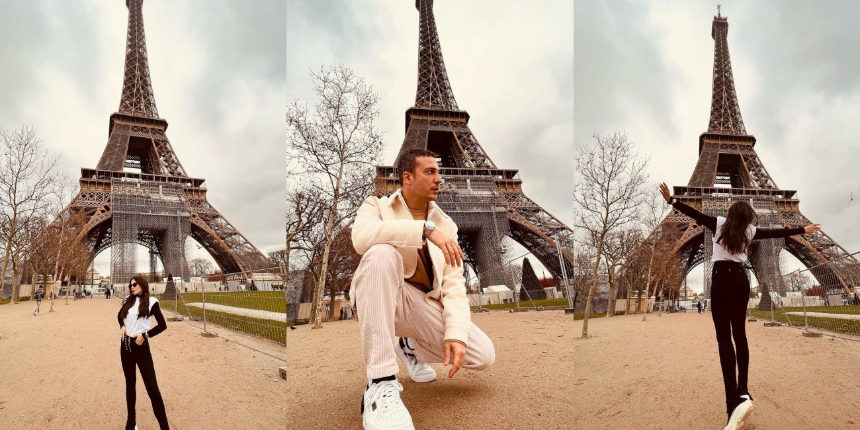 Demet Özdemir ile Oğuzhan Koç'un Paris'te aşk tatili