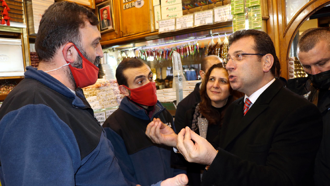 İmamoğlu'ndan esnafa küstah yanıt: Senin beynin tutulmuş