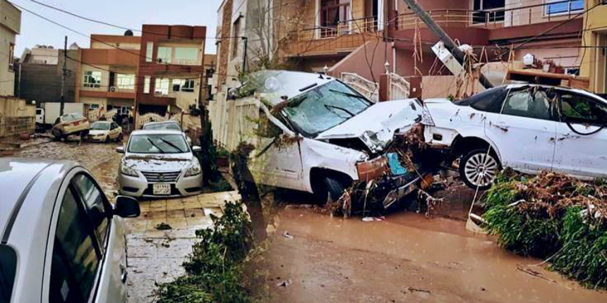 Irak'ın kuzeyindeki Erbil'de sel felaketi: 1 Türk vatandaşı öldü!