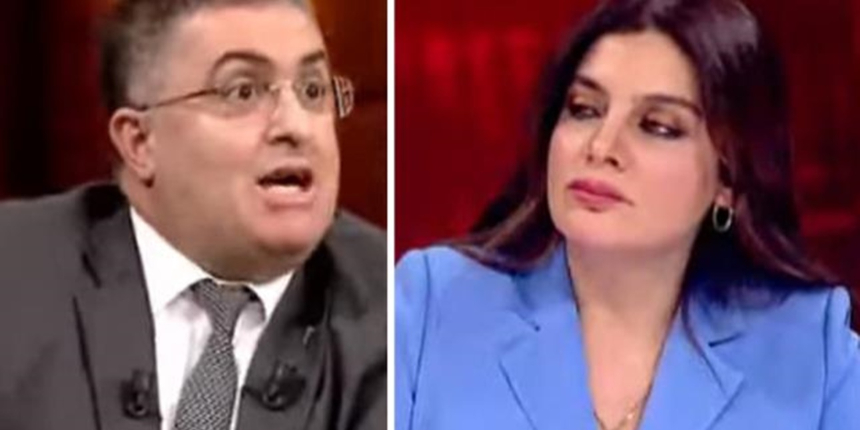 Ersan Şen, canlı yayında sözünü kesen Hülya Hökenek'e bakın nasıl tepki verdi...