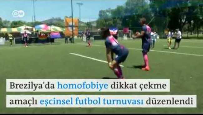 Brezilya'da en renkli futbol turnuvası! Eşcinseller yeşil sahada...
