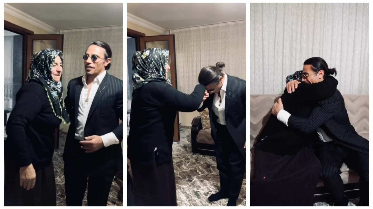Nusret Gökçe 2 yıldır görmediği annesine kavuştu! Fatma Gökçe'nin ilk sözleri bu oldu