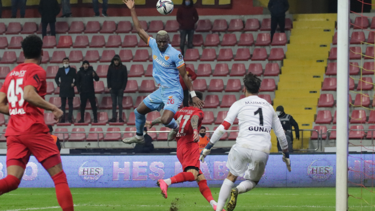 Kayserispor-Gaziantep FK golsüz berabere... Erol Bulut yine başaramadı
