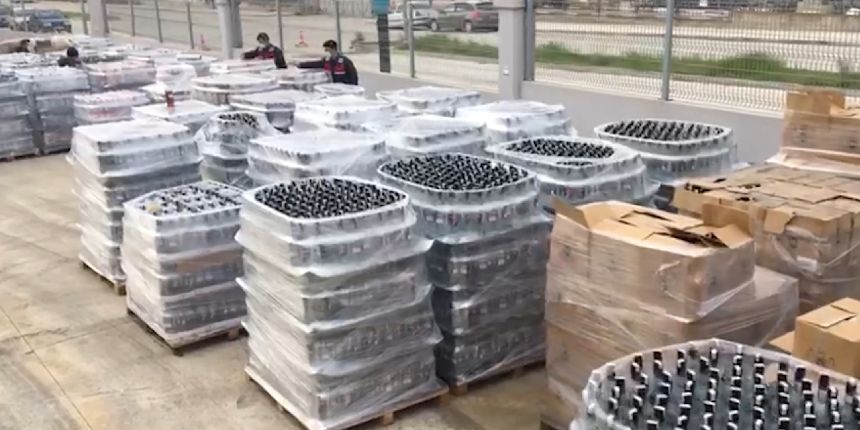 Bursa merkezli 9 ilde sahte içki operasyonu! 57 bin litre ele geçirildi