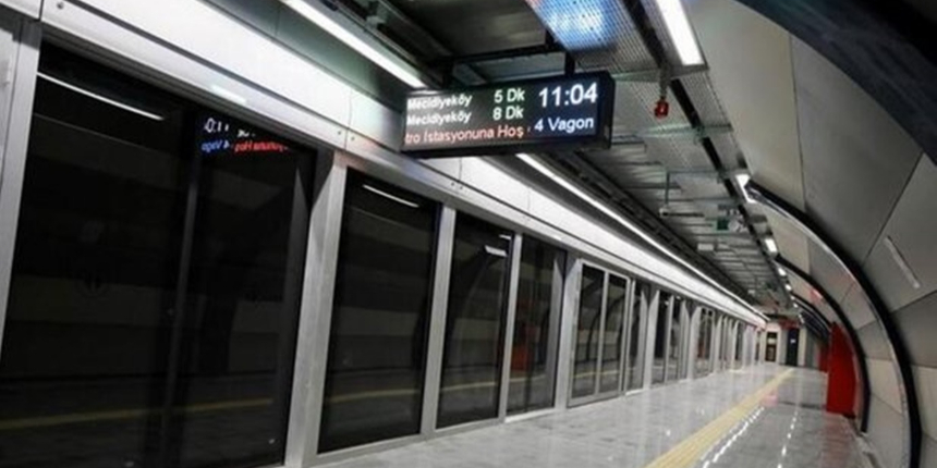 Mecidiyeköy-Mahmutbey metro istasyonu bugün yeniden hizmete açıldı!
