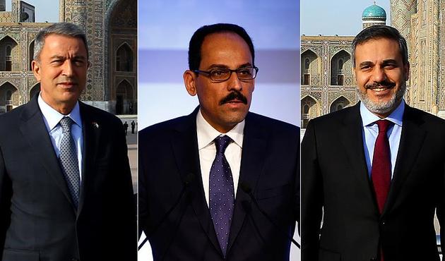 Cumhurbaşkanı Erdoğan'dan önce Türk heyeti, ABD Başkanı Trump ile görüştü