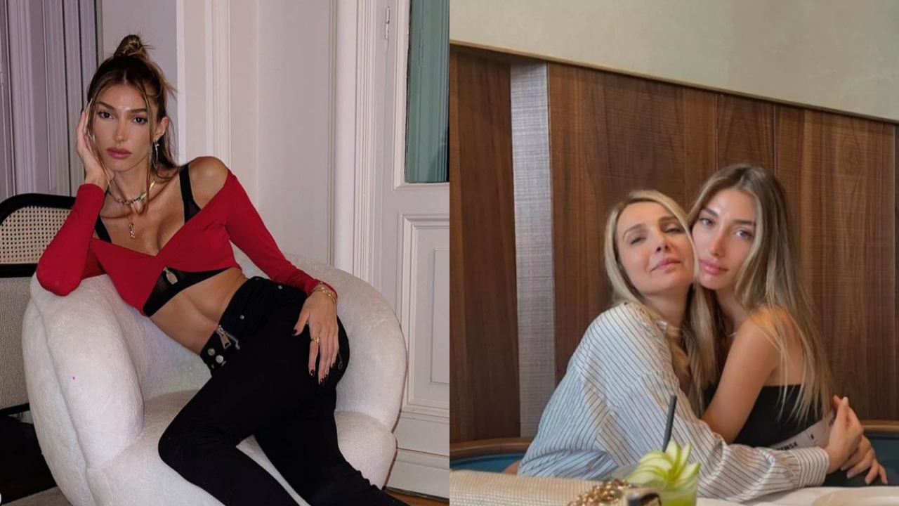 Güzelliğini annesinden almış! Tescilli güzel Şevval Şahin'in annesi görenleri büyüledi