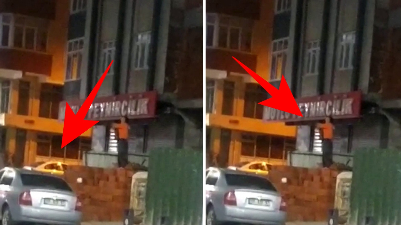 İstanbul'da akılalmaz olay: Küfürler savurarak aracın üzerine tuğla yağdırdı!