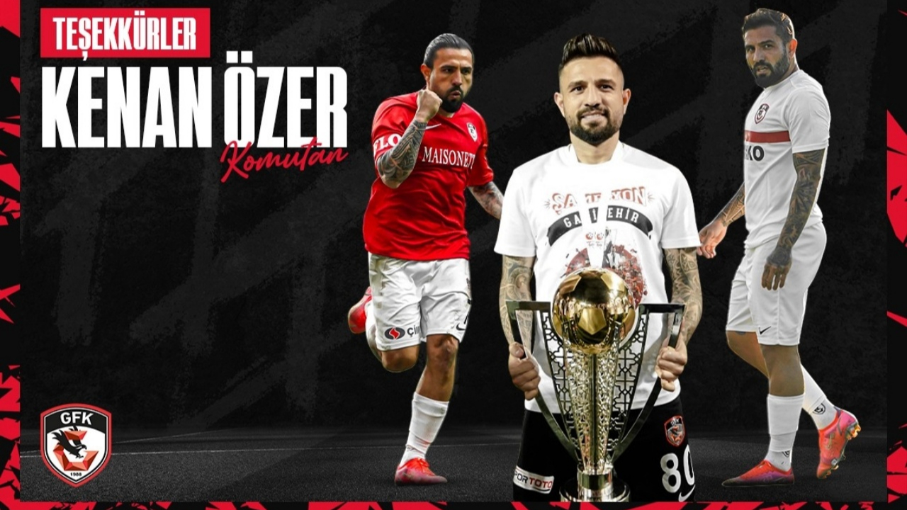 Gaziantep FK'da ayrılık... Tecrübeli futbolcu Kenan Özer boşa çıktı...