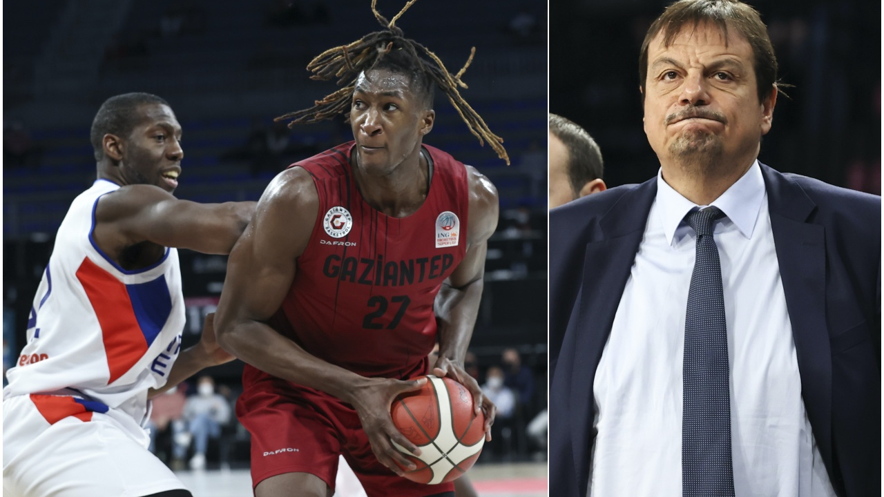 Gaziantep Basketbol Anadolu Efes'i deplasmanda 10 sayı farkla mağlup etti